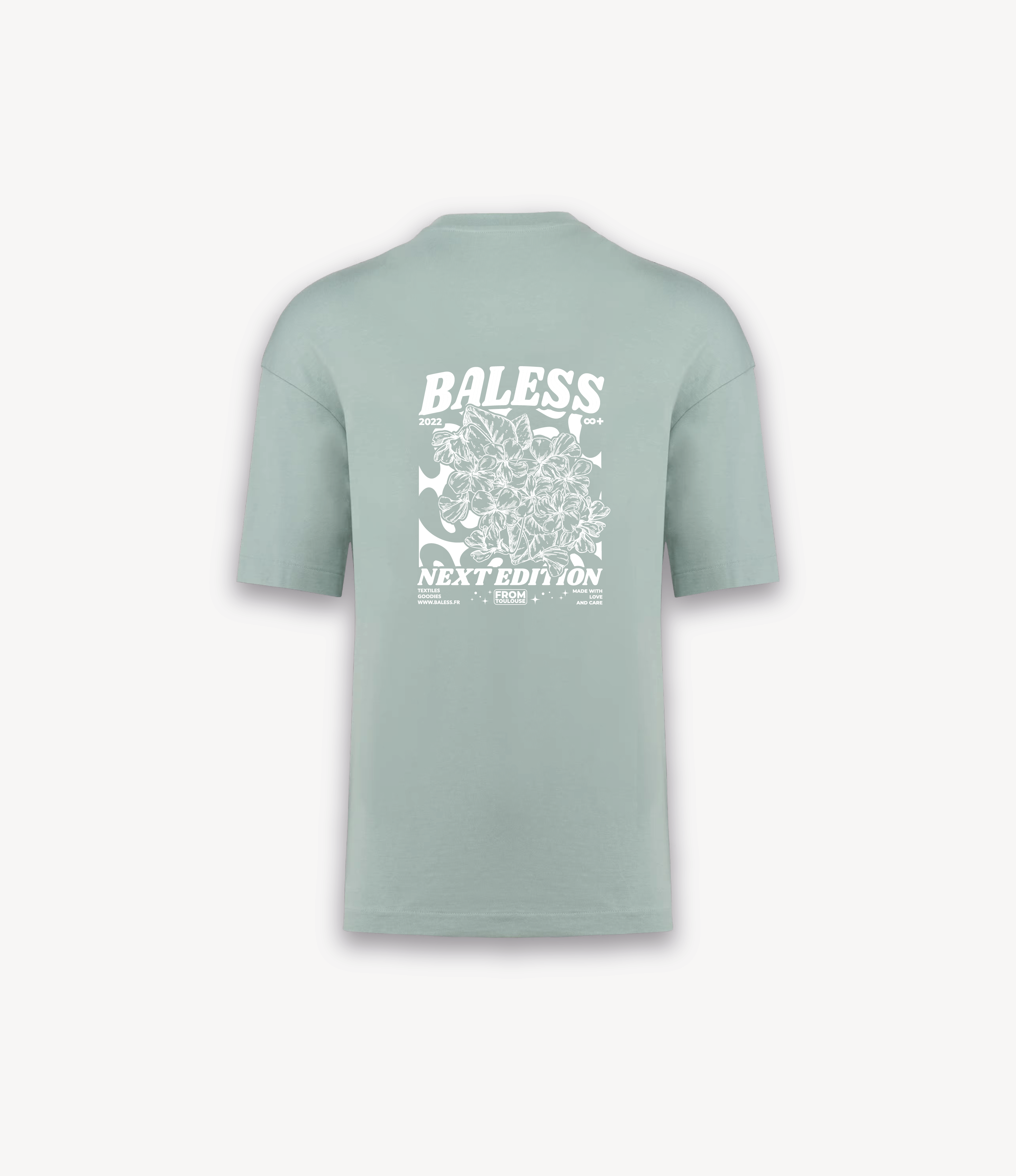 T-shirt oversize Flowers édition