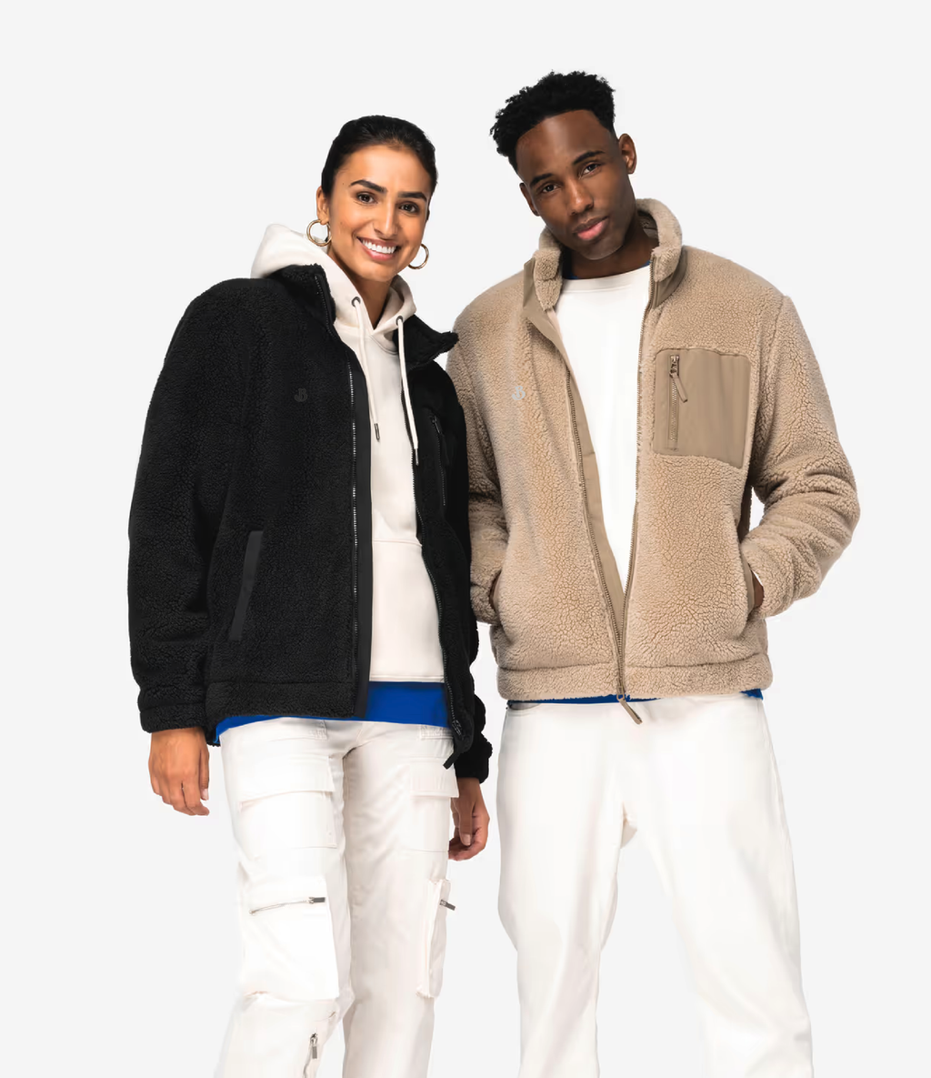 Veste en sherpa unisexe