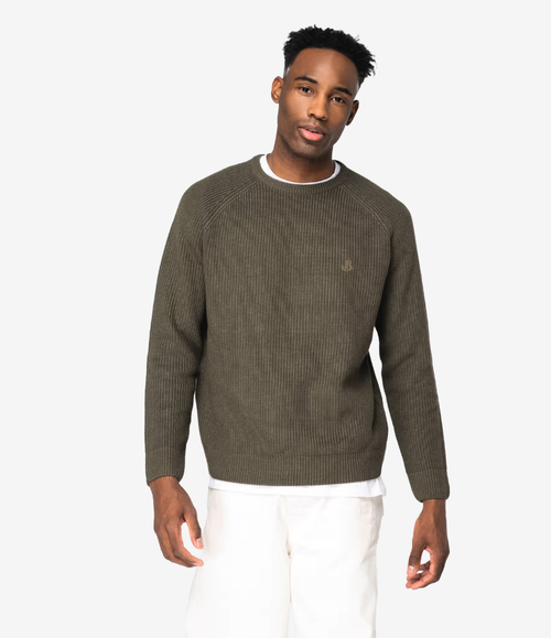 Pull écoresponsable à grosses mailles homme