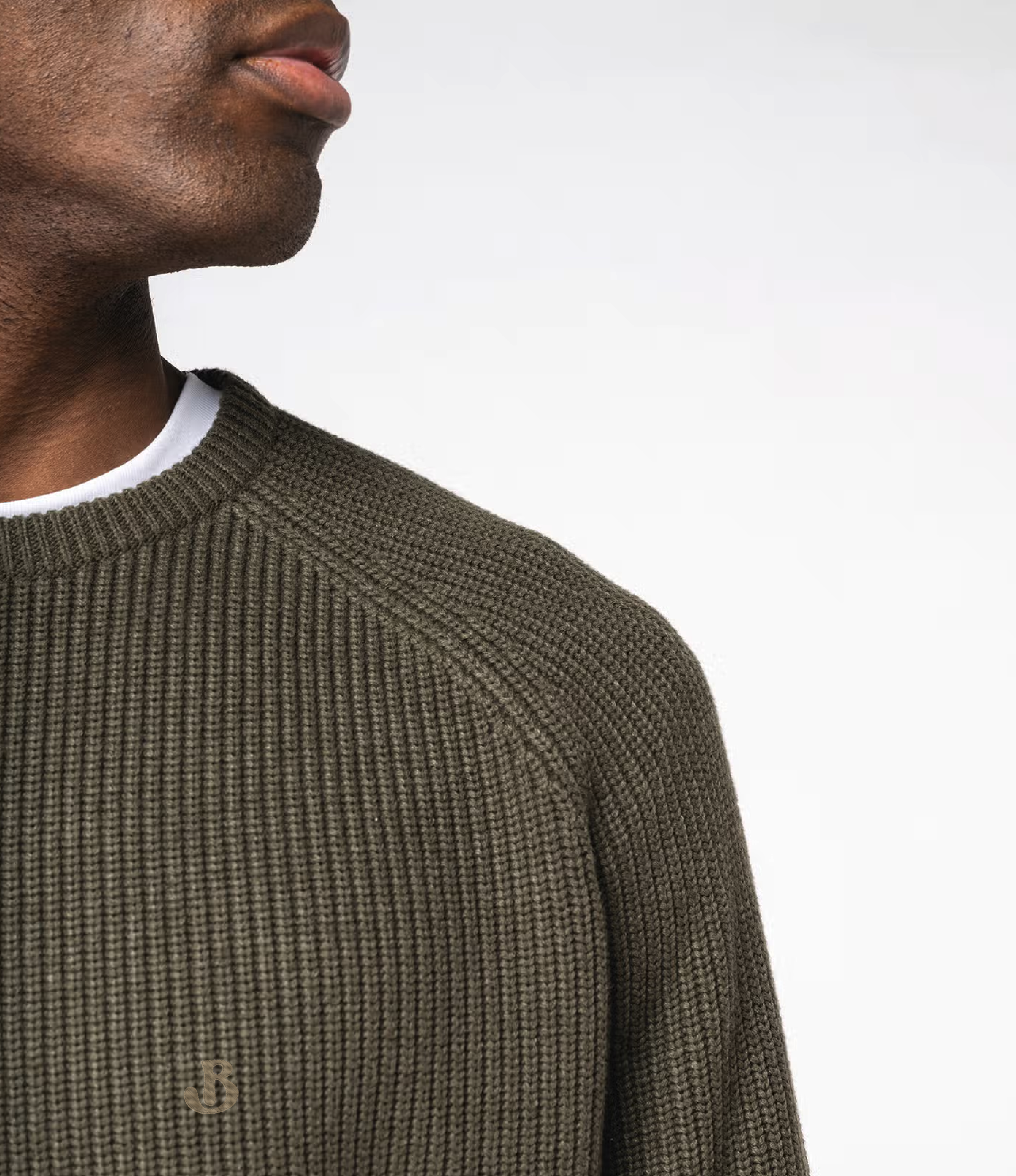Pull écoresponsable à grosses mailles homme