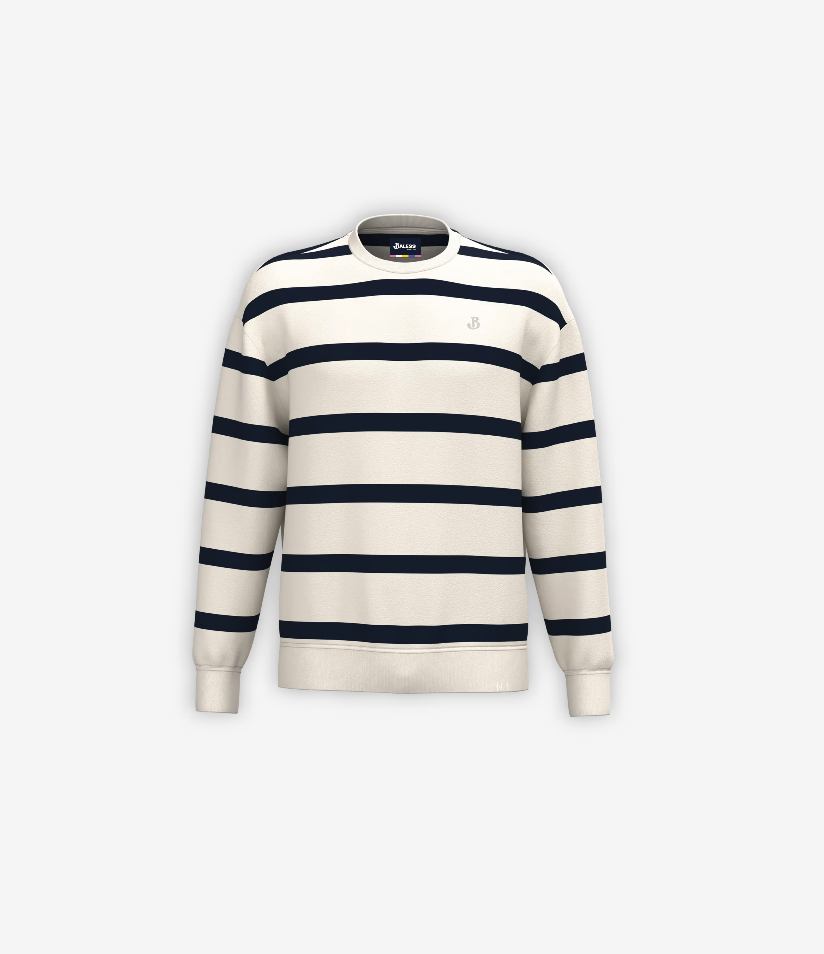 Pull marinière unisexe