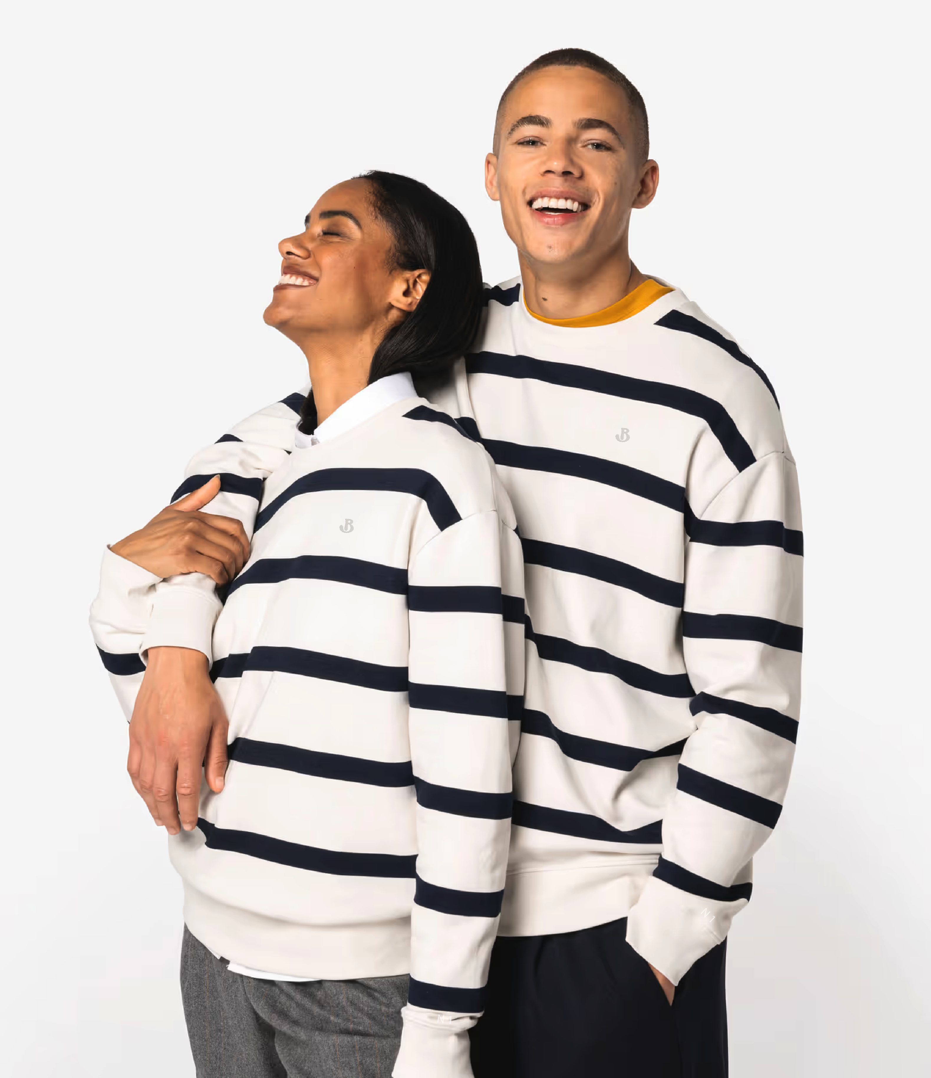 Pull marinière unisexe