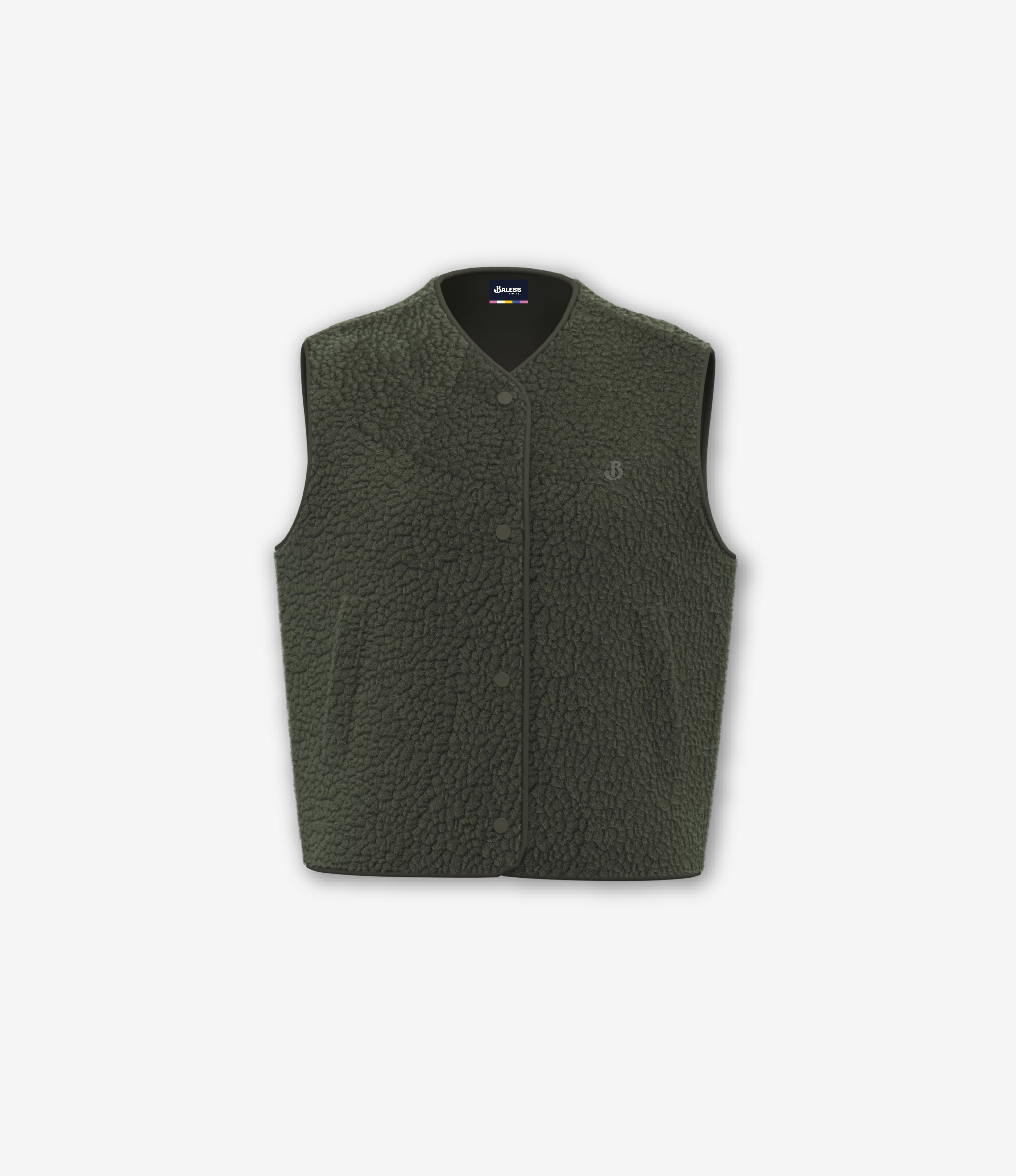 Veste sans manche personnalisée Kaki