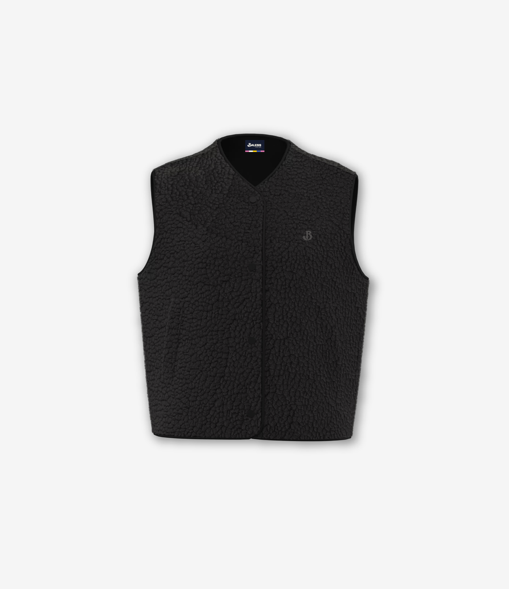 Veste sans manche personnalisée Noir