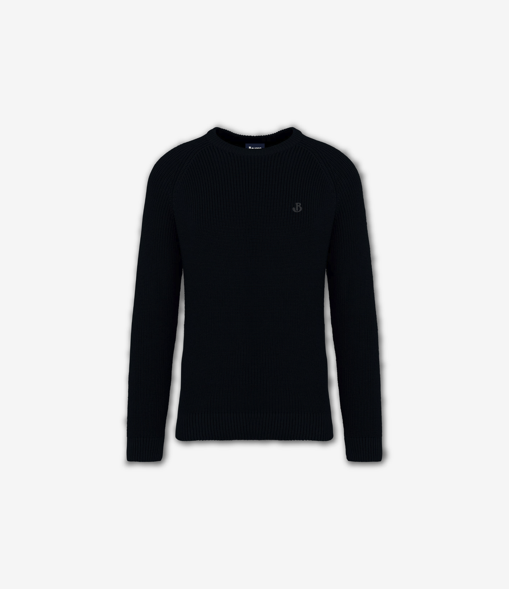 Pull écoresponsable à grosses mailles homme